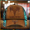 Skull Deer Hunting Custom Personalized Name Cap 11