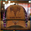 Skull Deer Hunting Custom Personalized Name Cap