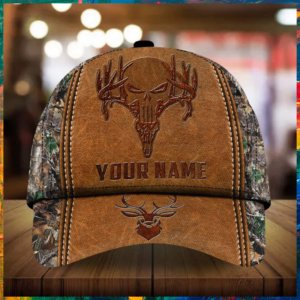 Skull Deer Hunting Custom Personalized Name Cap 3
