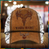 Skull Deer Hunting Custom Personalized Name Cap 4