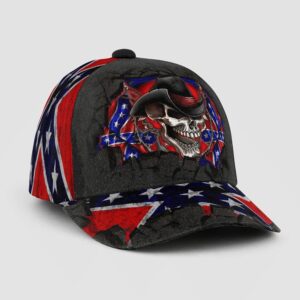 Skull The Southern Confederate Flag Cap