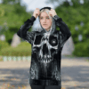 Skull Viking Valknut 3D Shirt Hoodie