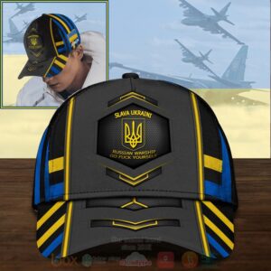 Slava Ukraini Russian Warship Go Fuck Yourself Cap