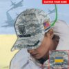 Slava Ukraini Stand For Ukraine Camo Support Ukraine Merchandise Custom Name Cap