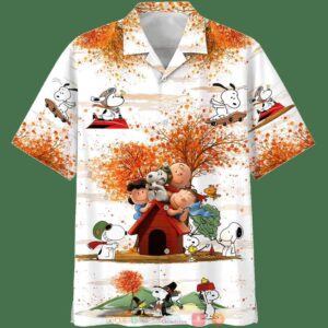Snoopy And Charlie Brown Autumn Time 3D Shirt Hoodie