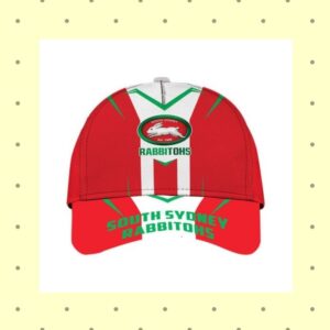South Sydney Rabbitohs Red White Cap
