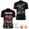 Spider Man 20Th Anniversary 3D Hoodie Shirt