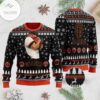 Sports Baseball Team San Francisco Giants Player Wearing Cap And Glove Ugly Christmas Sweater