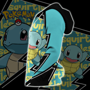 Squirtle Costume Pokemon Anime 3D Hoodie Shirt
