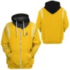 Star Trek Discovery Captain Christopher Pike Yellow 3D Hoodie Shirt