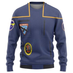 Star Trek Enterprise Captain Jonathan Archer 3D Hoodie Shirt