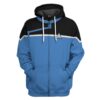 Star Trek Lower Decks Blue 3D Hoodie Shirt