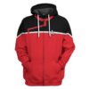 Star Trek Lower Decks Red 3D Hoodie Shirt