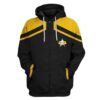 Star Trek Picard 2020 Yellow 3D Hoodie Shirt