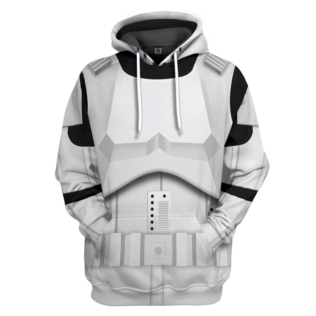 Star Wars Stormtrooper 3D Hoodie Shirt Star Wars Stormtrooper 3D Hoodie Shirt