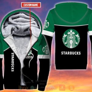 Starbucks Personalized Fleece 3D Hoodie