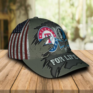 Texas Rangers Dallas Mavericks For Life Cap
