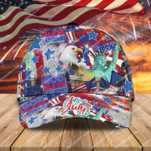 The 4Th Of July God Bless America Classic Cap