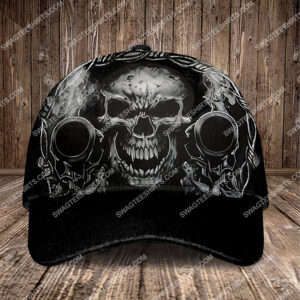 The Dead Skull And Gun All Over Printed Classic Cap
