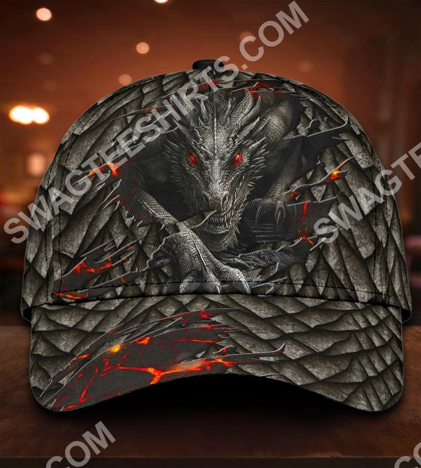 The Dragon Lava All Over Printed Classic Cap The Dragon Lava All Over Printed Classic Cap