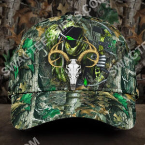 The Hunter Skull All Over Printed Classic Cap