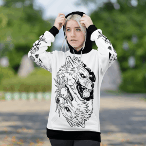 The Sons Of Fenrir Hati And Skoll White 3D Shirt Hoodie