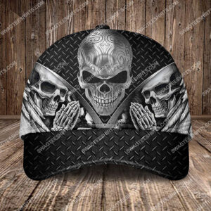 The Sugar Skull Pray All Over Printed Classic Cap