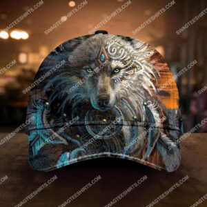 The Wolf Native American All Over Printed Classic Cap