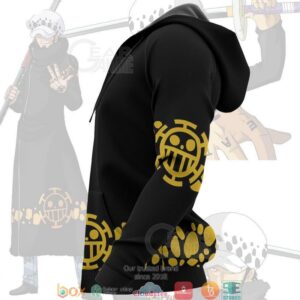 Tragafalar D Water Law Uniform One Piece Anime 3D Shirt Hoodie