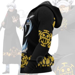 Tragafalar Law One Piece Anime 3D Hoodie Shirt