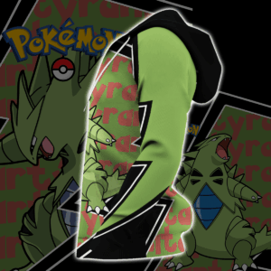 Tyranitar Costume Pokemon Anime 3D Hoodie Shirt