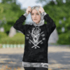 Ulfhedinn Untill Valhalla Black Camo 3D Shirt Hoodie