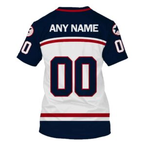 United States National MenS Hockey Team Personalized White 3D Hoodie Shirt