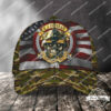 United States Veteran We Fight What You Fear Skull Classic Cap