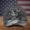 Us Air Force Military Veteran Personalized Skull Cap