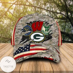 Us Coast Guard Style Wisconsin Sports Cap