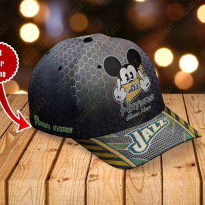 Utah Jazz Mickey Mouse Haters Gonna Hate Custom Name Hat Cap
