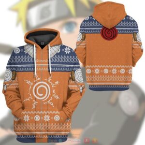 Uzumaki Naruto 3D Shirt Hoodie