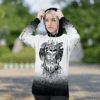 Valknut Odin Raven Hammer 3D Shirt Hoodie