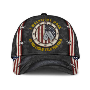 Veteran Eagle Dog Tag Cap Hat 4