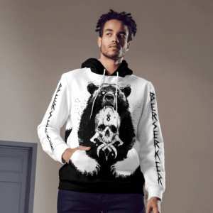 Viking Bear Claws And Yggdrasil 3D Shirt Hoodie