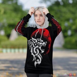 Viking Fenrir Vegvisir 3D Shirt Hoodie