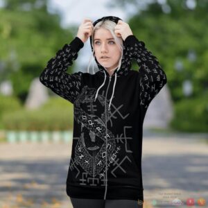 Viking Jormungand Son Of Loki And Angrboda 3D Shirt Hoodie