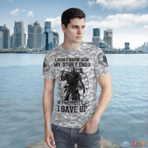 Viking Never Gave Up 3D Shirt Hoodie
