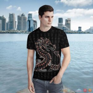 Viking Odin And Jormungandr 3D Shirt Hoodie