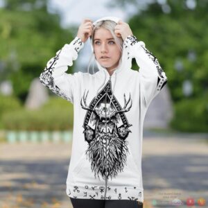 Viking Odin Raven And Yggdrasil 3D Shirt Hoodie