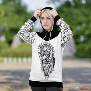 Viking Odin Raven Raven Vegvisir 3D Shirt Hoodie
