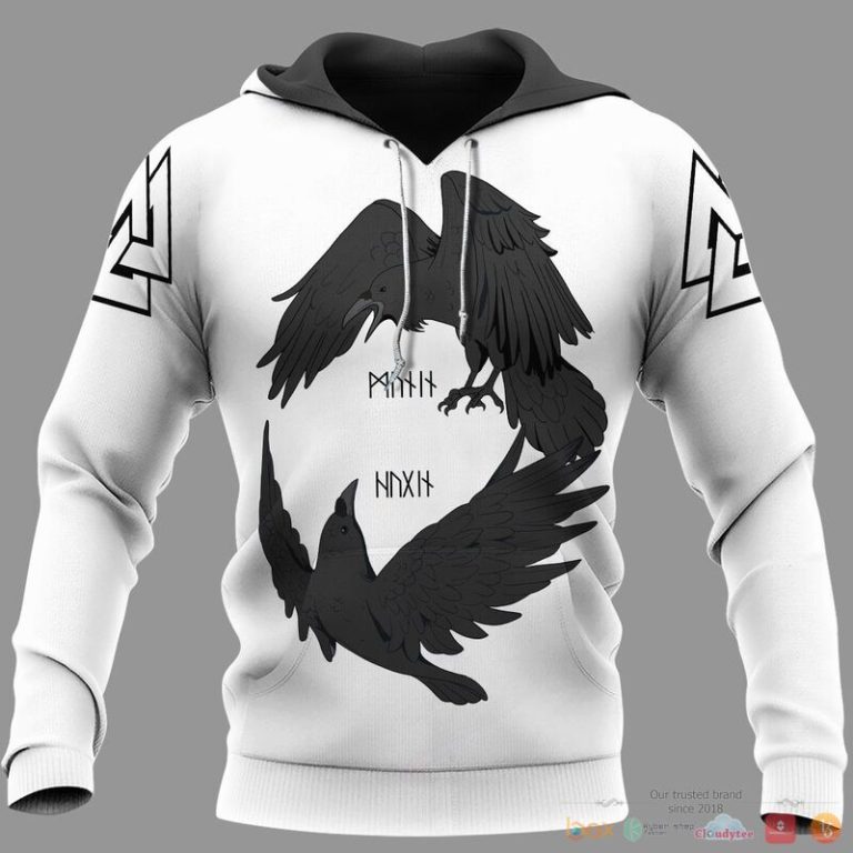 Viking-OdinS-Ravens-Huginn-And-Muninn-3D-Shirt-Hoodie-1