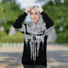 Viking Punisher Skull Camo Valknut 3D Shirt Hoodie