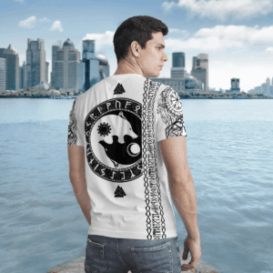 Viking Raven And Wolf 3D Shirt Hoodie